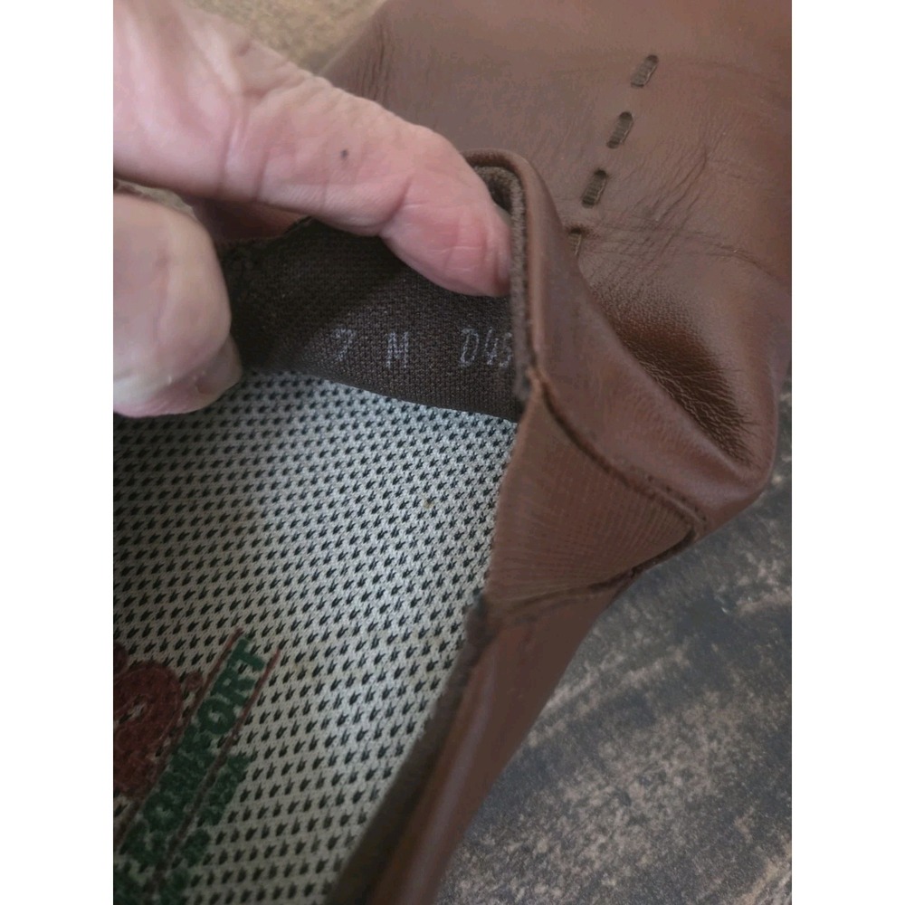 SAS Shoes Women Sz 7M Brown Leather Slip On Loafers Tripad Comfort Casual - Picture 6 of 6